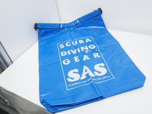 USED SAS エスエーエス ウォータープルーフバッグ ブルー 40×54cm [3FJJ-39856]