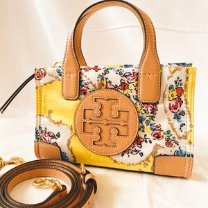 新品 トリーバーチ エラ 2ウェイバッグ フラワープリント ショルダーバッグ レディース Tory Burch ポシェット 花柄 ミニトートバッグ