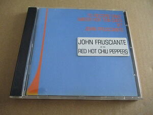 CD■ジョン・フルシアンテ「 TO RECORD ONLY WATER FOR TEN DAYS」 JOHN FRUSCIANTE /　レッドホットチリペッパーズ
