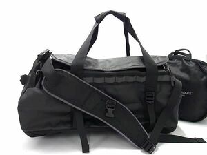 1円 ■美品■ THE NORTH FACE - ザ・ノースフェイス PVC×ナイロン 2WAY ショルダー ハンドバッグ リュックサック ブラック系 AZ2419