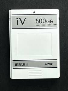 ★送料無料★動作品　iVDR-S カセットハードディスク　500GB　ホワイト　マクセル/maxell　アイヴィ　M-VDRS　Wooo対応　②