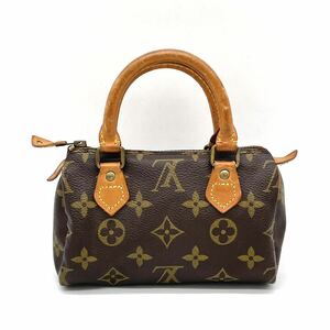 1円 美品 LOUIS VUITTON ルイヴィトン モノグラム ミニスピーディ ハンドバッグ M41534