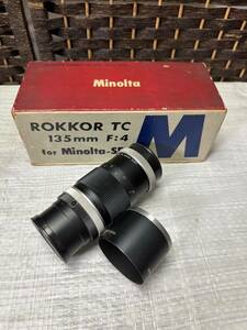 ミノルタ　ROKKOR-TC 1:4 135mm カメラレンズ