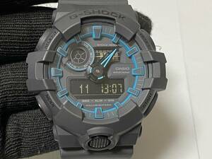 カシオ CASIO Gショック G-SHOCK ネオンブルー GA-700SE-1A2JF 展示未使用品