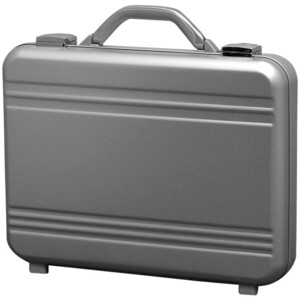 アルミ製 アタッシュケース Lサイズ A3サイズ対応 シルバー 軽量モデル ノートパソコン収納可能 ビジネスバッグ ブリーフケース