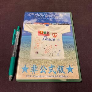 【LOVE & PEACE 非公式版】　THE ALFEE 23rd summer 2004 アルフィー DVD Pamphlet Unofficial Edition DVD