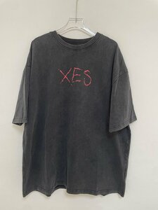 VETEMENTS ヴェトモン Xes コットン Tシャツ メンズ 希少 中古 ブラック Mサイズ