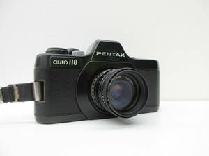 34 カメラ祭 ペンタックス PENTAX auto 110 PENTAX-110 1:2.8 24mm ブラック 黒 作動未確認 ジャンク 画像でご確認ください。