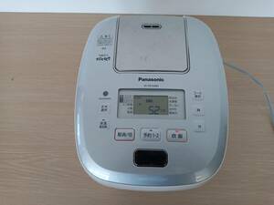 【EM703】Panasonic　パナソニック　SR-PB108BK　2018年製　可変圧力IHジャー炊飯器　スノーホワイト　5.5合炊　　通電確認済
