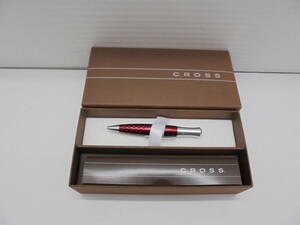 ◇8140R+・CROSS/クロス ボールペン ドライバー AT0242-2 レッド ツイスト式 箱傷みあり 中古品