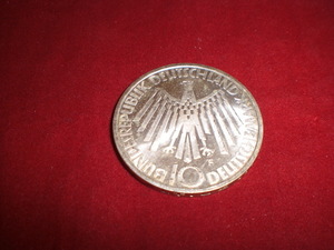 送料無料☆1972年ミュンヘンオリンピック記念コイン