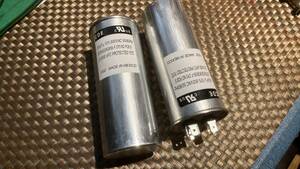 希少！中古 米国CDE製 50uF 600v AC/DC900vオイルコンデンサー ペア