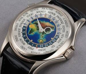 ★PATEK-PHILIPPE★パテックフィリップ World Time クロワゾネ ワールドタイム 5131G-001 K18WG最高級腕時計！！入手困難！！ 希少美品！！