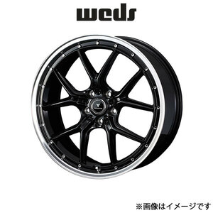 ウェッズ ノヴァリス アセット S1 アルミホイール 1本 インプレッサWRX STI GDB 18インチ ブラック 0041334 WEDS NOVARIS ASSETE S1