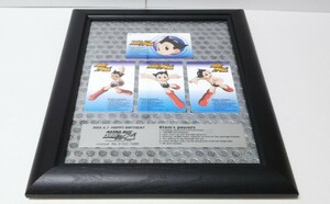 限定品0103/1000 Tezuka Productions 鉄腕アトム アストロボーイ アトム誕生記念 ケータイプリカセット 額装品※未使用品/2003年プロダクト