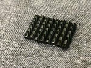 SMC Saddle Height Screws Black Set For Bass(8)/弦高イモネジ ベース用 黒 M3(15mm×8）日本全国送料無料！