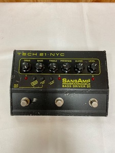 u54429　中古　TECH21　SANSAMP Program mable bass driver di