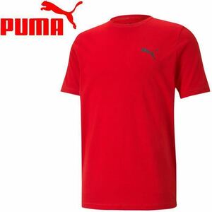 プーマ Tシャツ 半袖 ACTIVE ワンポイント機能Tシャツ 　レッド　L　 PUMA