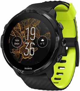 新品★送料無料★SUUNTO(スント) SUUNTO7 (スント7) スマートウォッチGPS SS050379000 ブラックライム ウェアラブル 心拍数