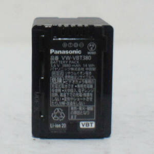 【送料無料】Panasonic 純正大容量 VW-VBT380 現行品 HC-V360MS等に PSEマーク有
