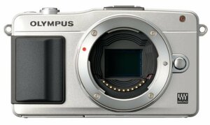 OLYMPUS ミラーレス一眼 PEN mini E-PM2 ボディ シルバー E-PM2 BODY SLV(中古品)