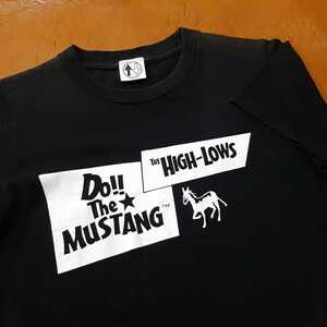 THE HIGH-LOWS ザ・ハイロウズ Do!! The MUSTANG Tシャツ ブラック 