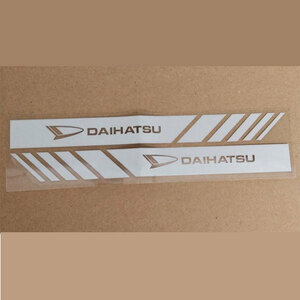 DAIHATSU　ダイハツ　ドアミラーステッカー シルバーホワイト １セット