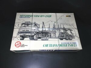 XB670◇ミツワ 1/24 三菱ふそう KFV-214JR カートランスポーター TS1023 トレーラー・トラック プラモデル / CAR TRANSPORTER / 未開封