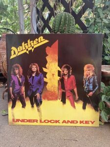 Dokken - Under Lock And Key LP 1985 Elektra WB 960458 バイナル EXC 海外 即決