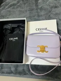 CELINE ティーン トリオンフ バッグ  ライトラベンダー