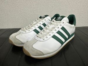 2015年製 adidas COUNTRY OG COLLEGIATE GREEN US7.5 25.5ｃｍ カントリー ホワイト/カレッジグリーン G26687 緑 白