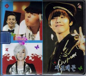 ☆New！■G-DRAGONジヨン/BIGBANG■革製カード財布☆韓国