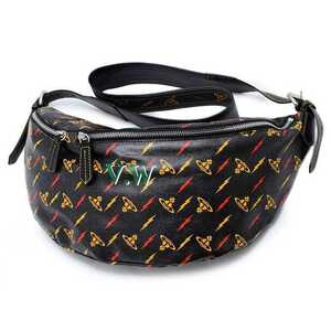 Vivienne Westwood ヴィヴィアン ウエストウッド 43010040-40239-N301 BLACK 斜め掛け ボディバッグ Colette Bumbag レディース