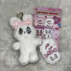 エスターバニー esther bunny ぬいぐるみ キーホルダー ホワイト