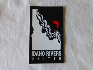 IDAHO RIVERS UNITED ステッカー IDAHO RIVERS UNITED アイダホ Idaho U.S.A TROUT trout トラウト フライフィッシング