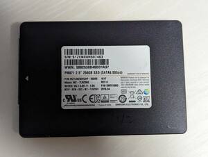 SAMSUNG 　SSD 256GB【動作確認済み】2642　