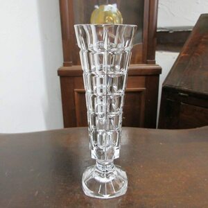 イギリス インテリア雑貨 ガラス製 フラワーベース 花瓶 花器 一輪挿し 置き物 飾り 英国 glass 1724saz