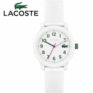 LACOSTE ラコステ 腕時計 2030039 L.12.12 キッズ kids アナログ 防水 軽量 ラバー カジュアルウォッチ ミニ ホワイト 子供