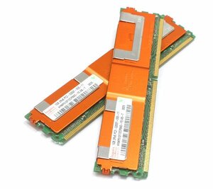 HP(hynix) 398706-051 PC2-5300 FB-DIMM ECC 1GB 2枚計2GB