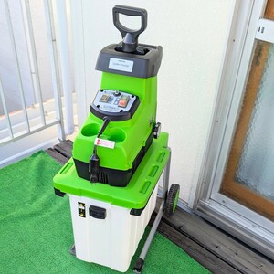 YAMAZEN Garden Shredder YRM-35A 山善 園芸用電動粉砕機 ローラーミルガーデンシュレッダー 通電動作確認済み 栃木発 佐川急便240サイズ