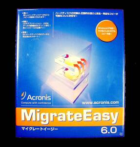 【3736】 Acronis MigrateEasy v6.0 未開封品 アクロニス マイグレートイージー HD移行/交換ソフト 対応(Windows 95/98/ME/2000/NT/XP) 