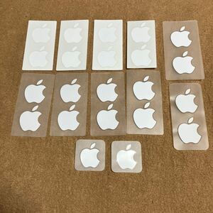 純正！ Apple iPhone アップル ロゴステッカー シール 12シート　