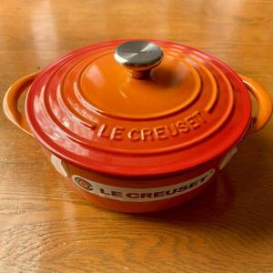 Le Creuset　ココット・ビス ロンド 18cm　オレンジ　ル・クルーゼ