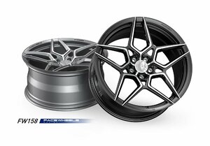 【鍛造】FACE WHEELS　FW158　FORGED 1PCホイール21インチ10.0/10.5/11.0/11.5/12.0/12.5/13.0J