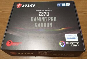 msi　Z370 GAMING PRO CARBON　LGA1151 第8,9世代マザーボード　動作確認済み