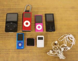 ポータブルプレイヤー まとめ ７点 Apple iPod nano A1285/Special Edition A1136/Kenwood MG-G50S/NW-E052 NW-E052 他 ジャンク ZA294