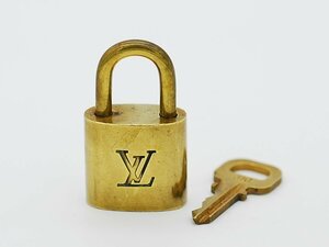 ■【YS-1】 ルイヴィトン Louis Vuitton ■ カデナ 南京錠 鍵 キー No.310 １本付き 真鍮色 ■ フランス製 【同梱可能商品】■C