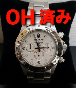 ★OH済み★BAPEX A BATHING APE アベイシングエイプ BAPE kaws SHARK 時計 腕時計 デイトナ エクスプローラー サブマリーナ 自動巻き ROLEX