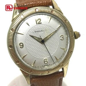 CARAVELLE キャラベル メンズ腕時計 アンティーク腕時計 自動巻き 腕時計 K10ゴールド メンズ