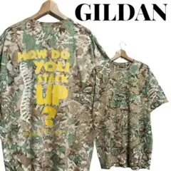 GILDAN ギルダン ビッグプリント ガーメントダイ タイダイ Tシャツ XL